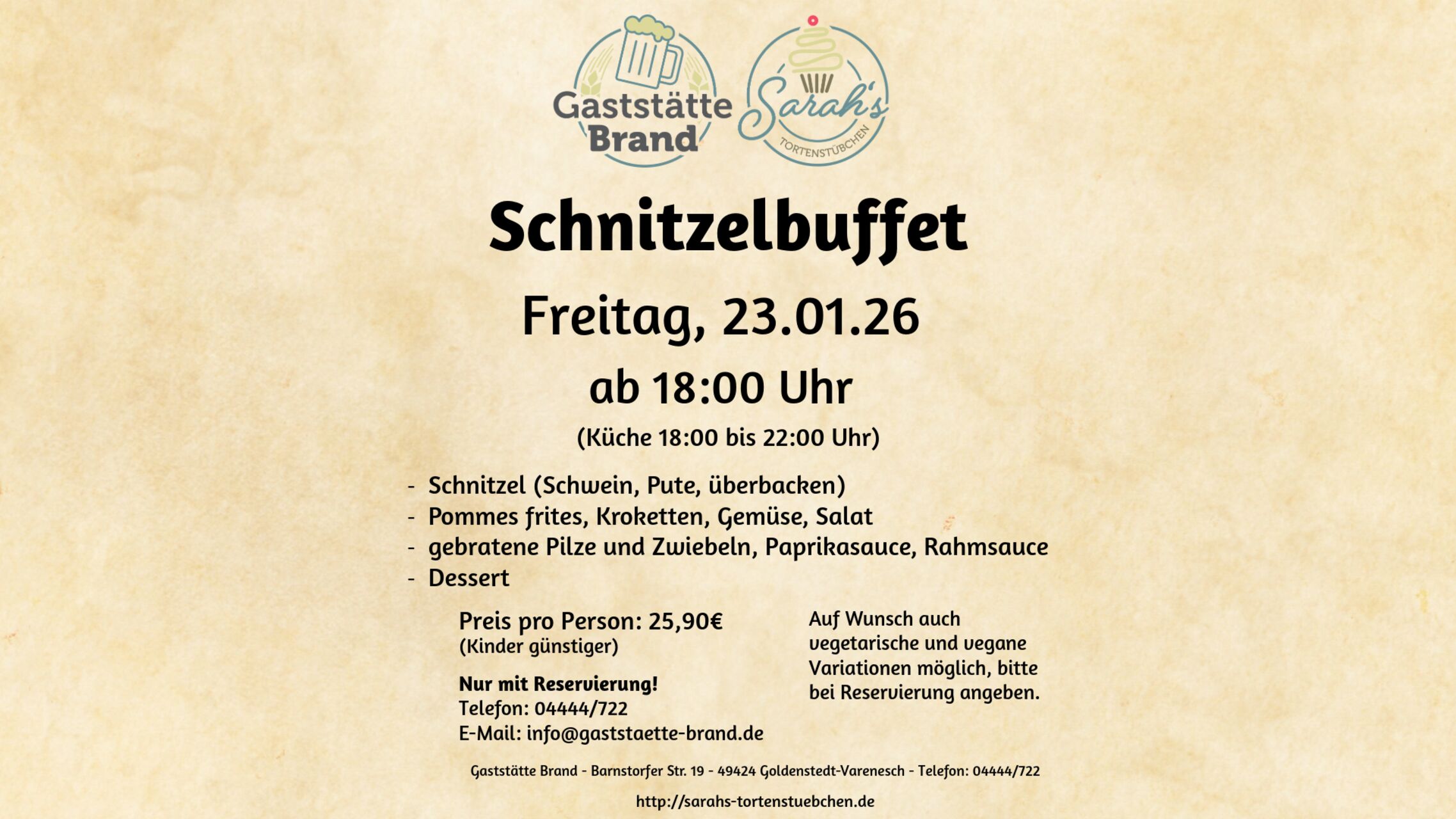 Schnitzelbuffet
