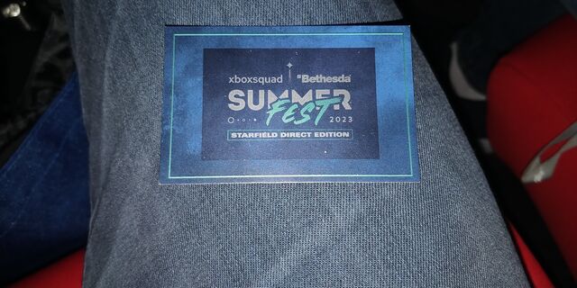 Invitation au Summerfest du 11 juin 2023 pour la présentation de Starfield !