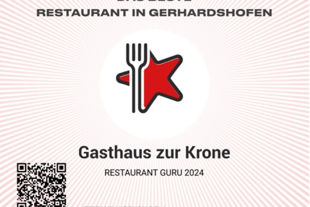 Auszeichnung zum besten Restaurant