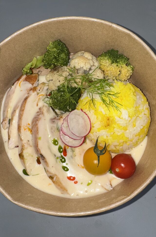 Poulet sauce tomate blanche 