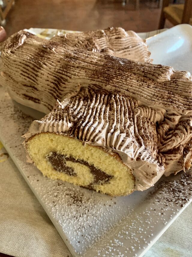 Tronchetto di Natale alla Nutella 