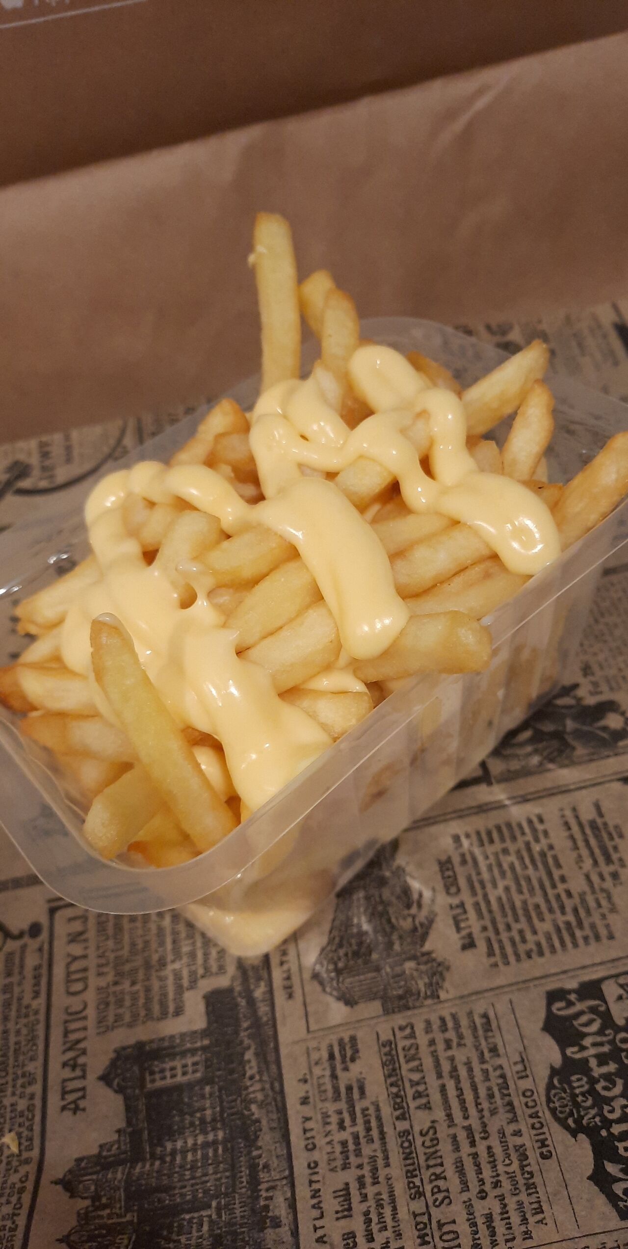 Frites cheddar