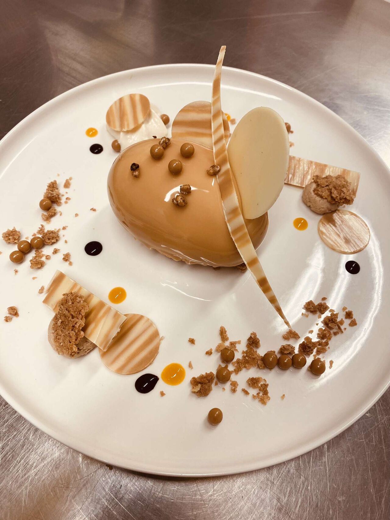 Dessert au chocolat valrhona