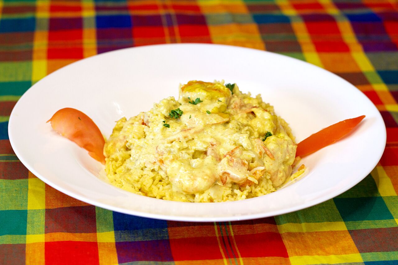 Risotto de Crevettes au curry