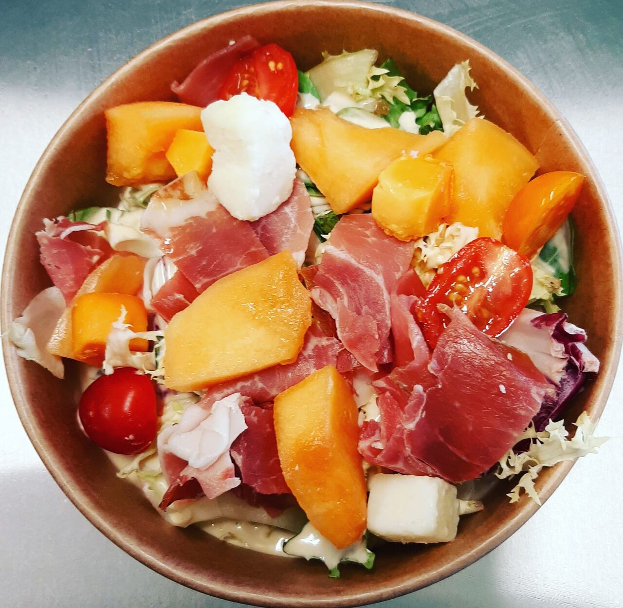 Salade melon jambon de Parme
