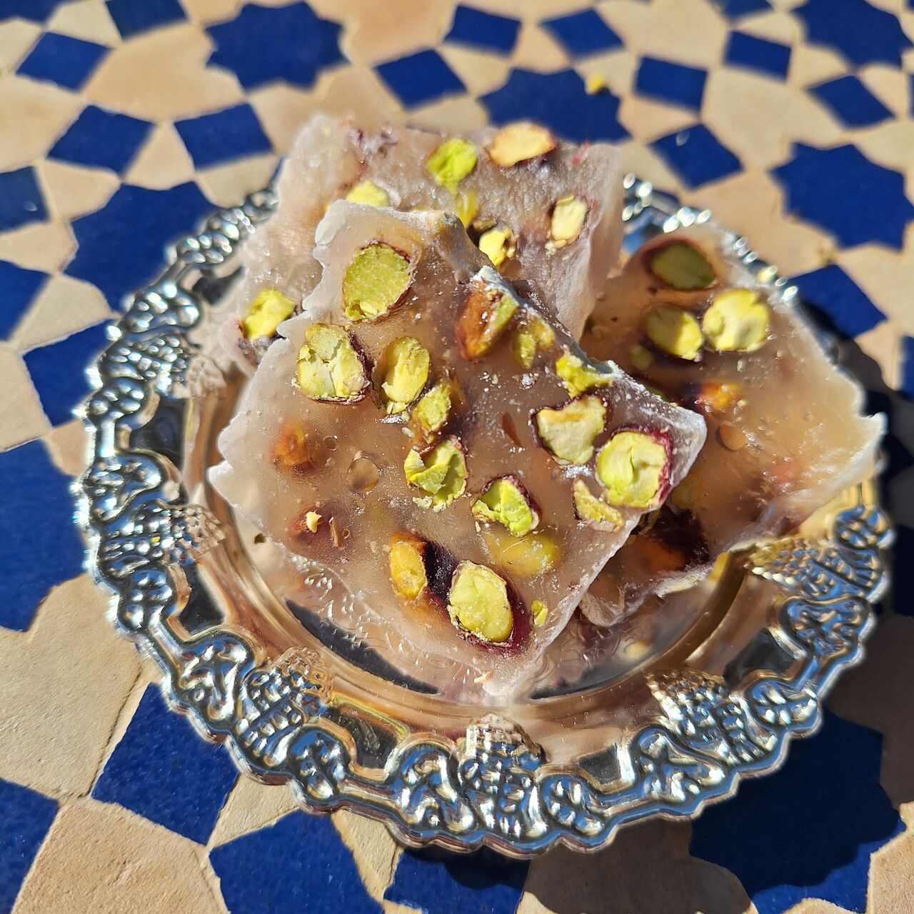 Loukoum miel-pistaches