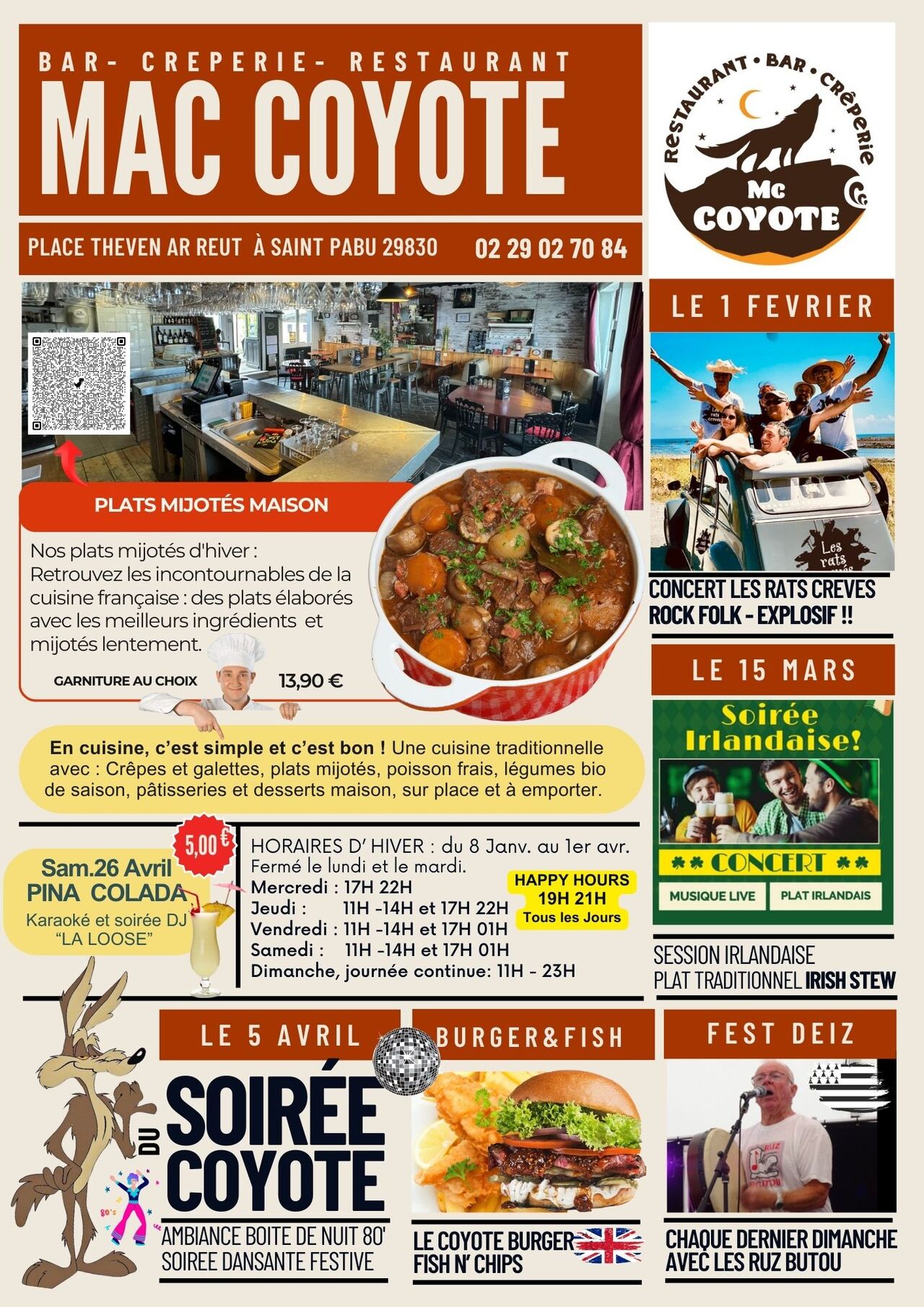 LES EVENEMENTS A VENIR : JANVIER-AVRIL 2025