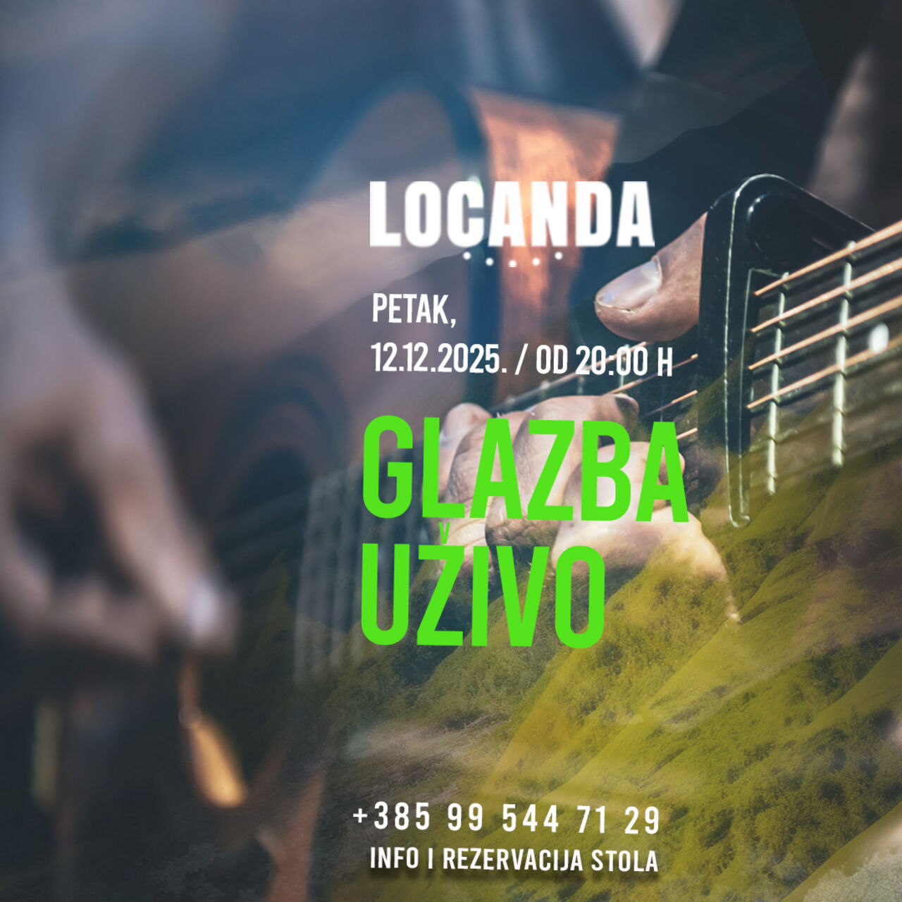 PETKOM - PETAK: Glazba uživo