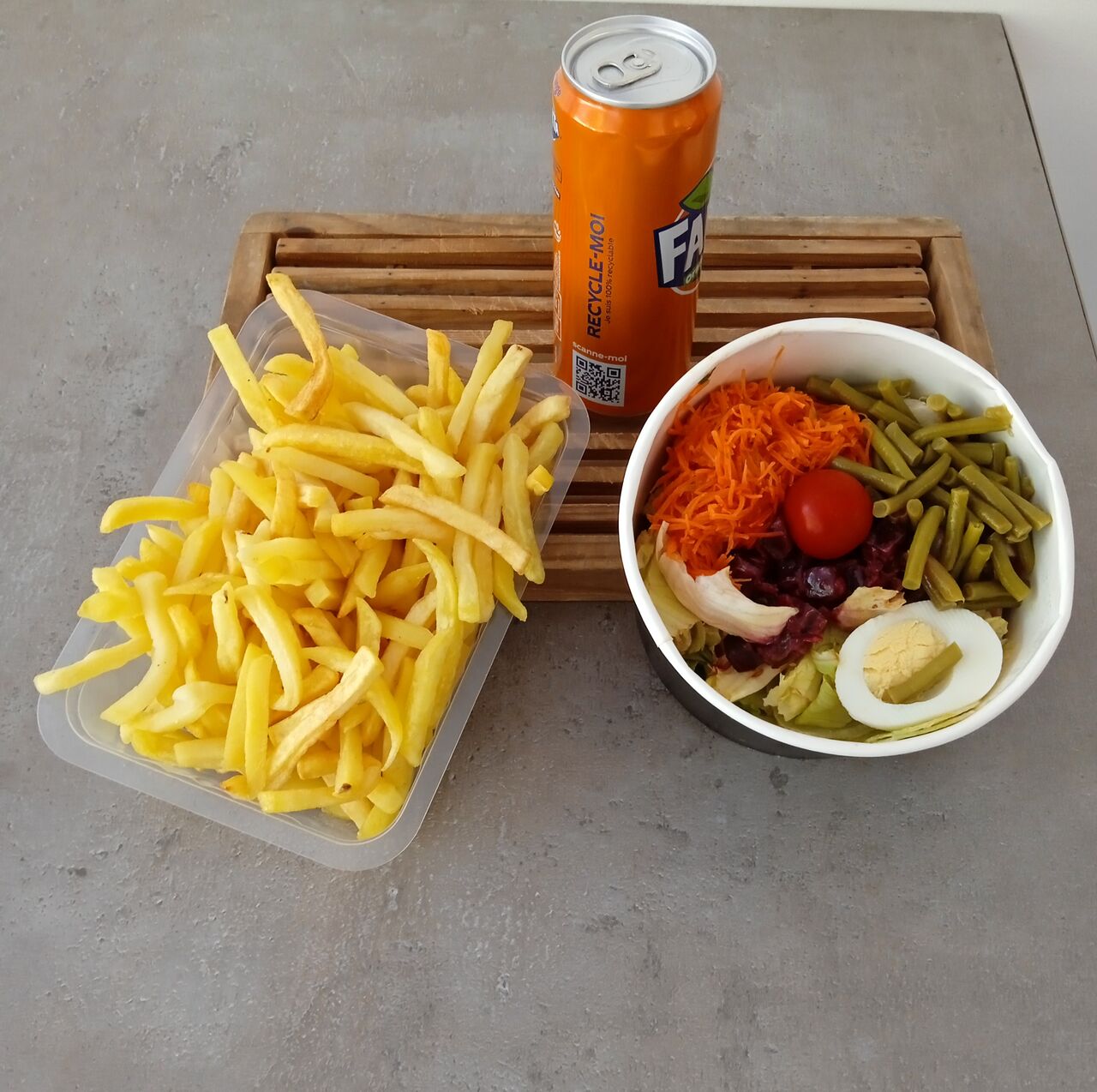 Notre formule à 8€ avec maxi salade