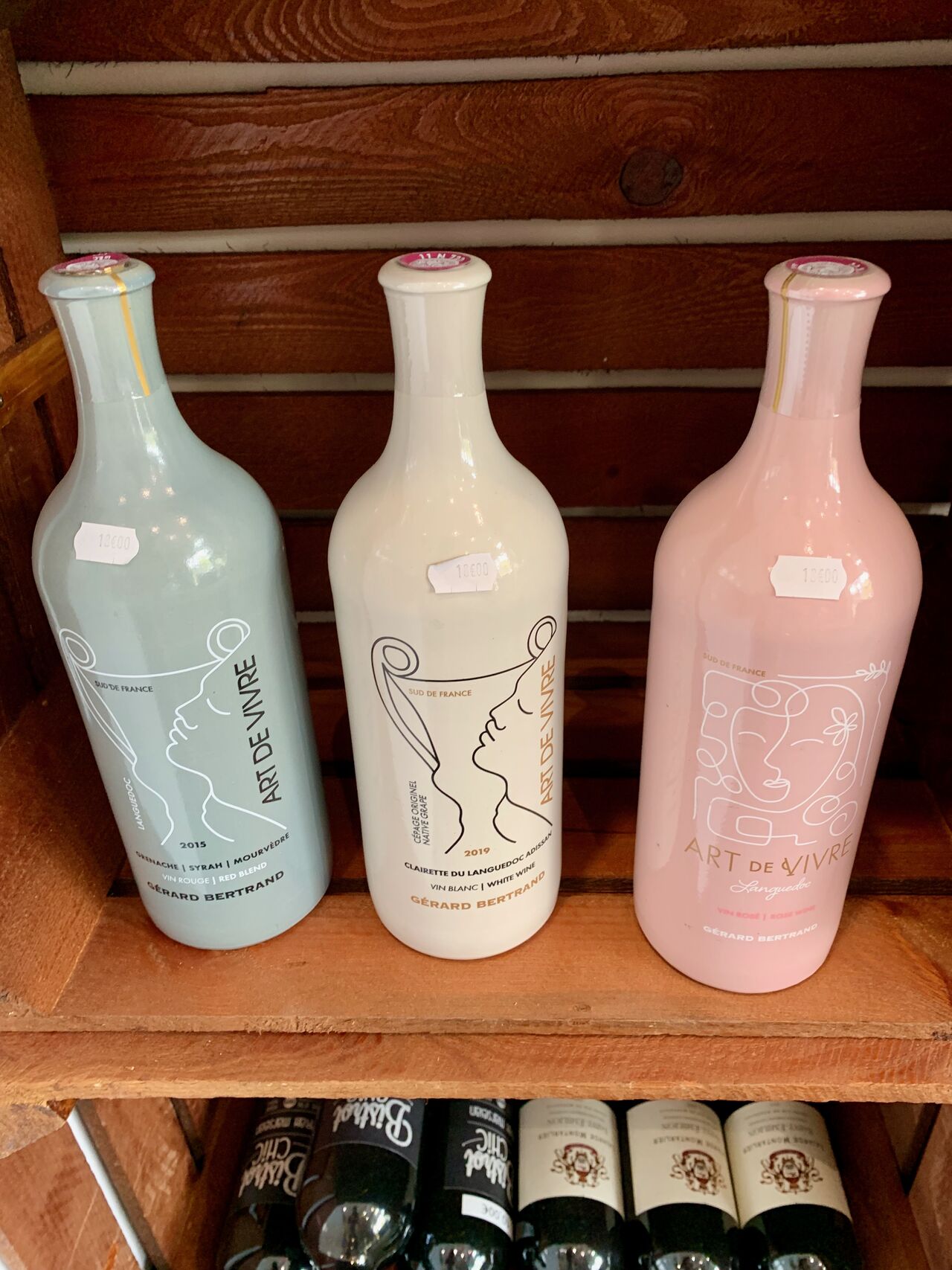 Collection, vin Blanc, Rouge et Rosé.