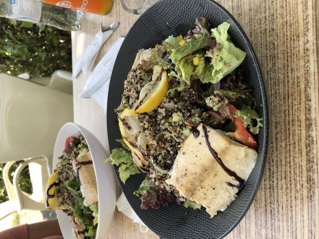 Tagesgericht: Wildlachs mit Quinoasalat