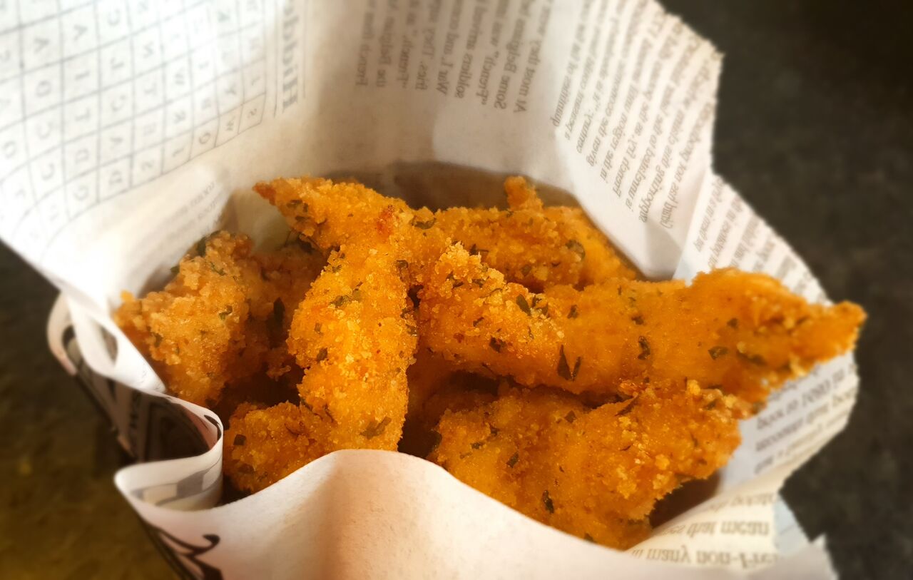 Fingers de pollo caseros