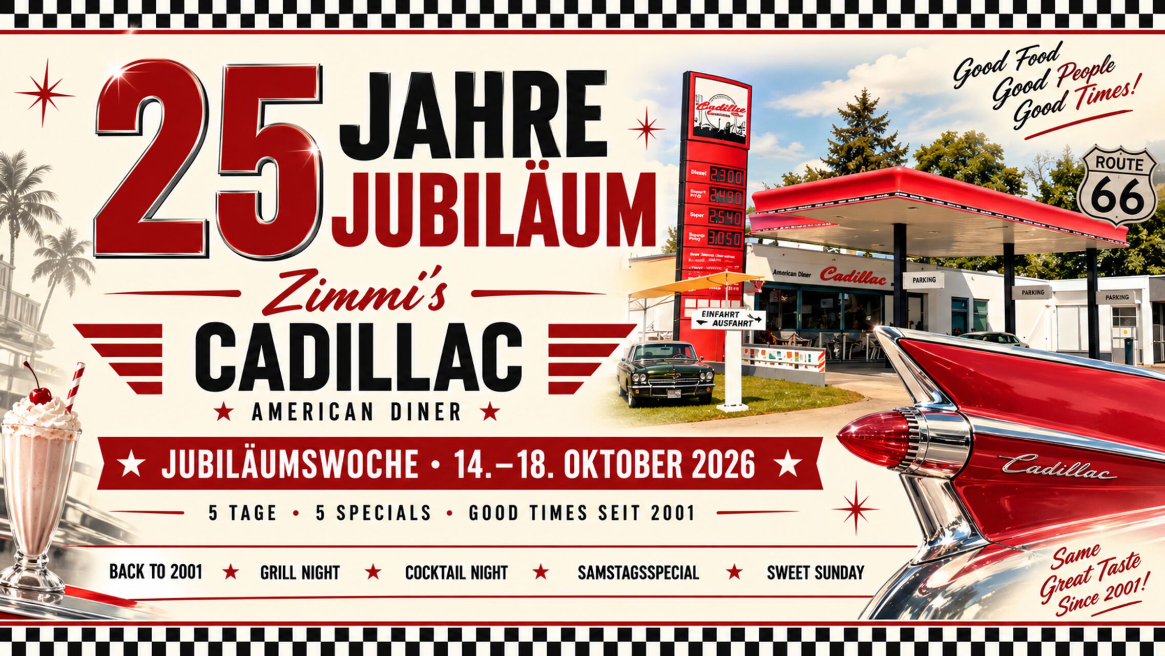 25 Jahre Cadillac American Diner