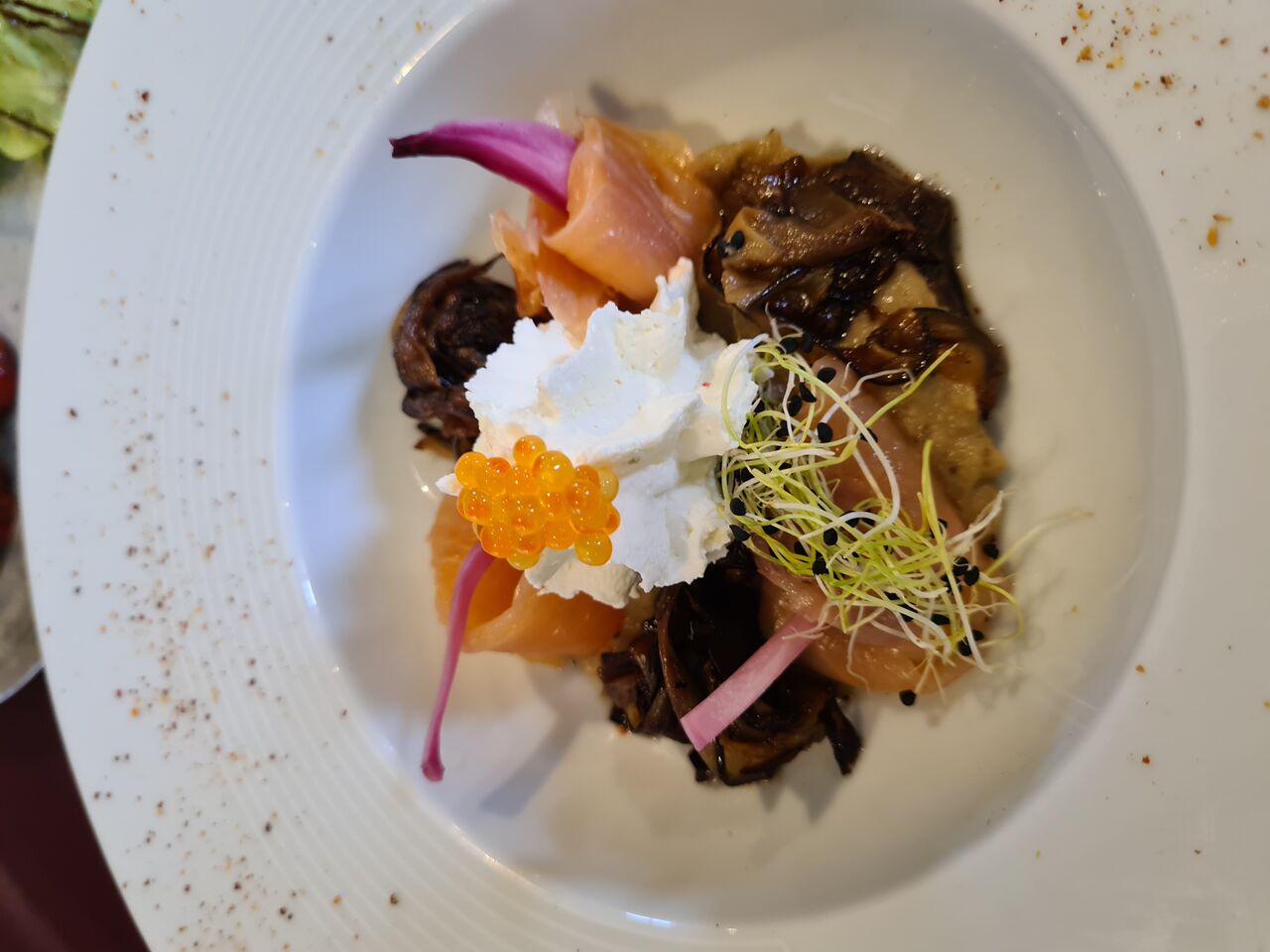 Caviar d Aubergines truite fumée