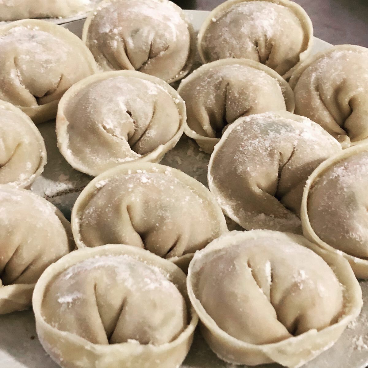 Hausgemachte Teigtaschen (Mandu)