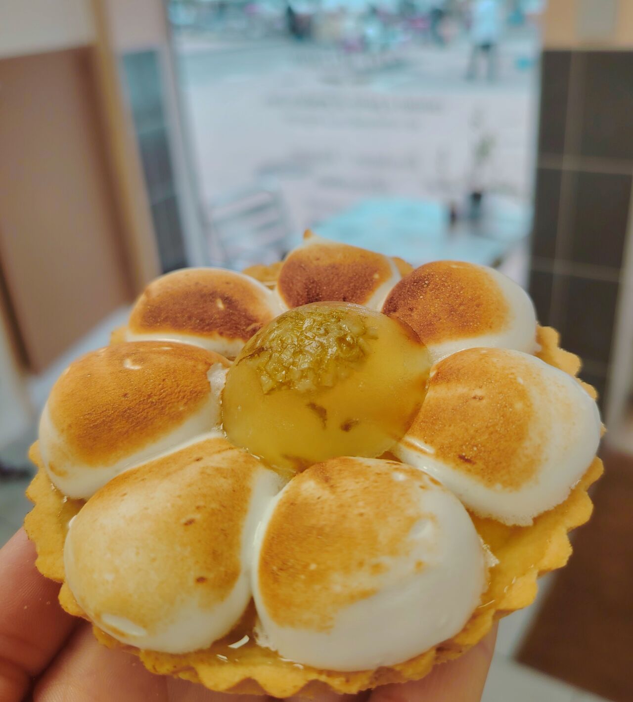 Tarte aux deux citrons et pointe de menthe 