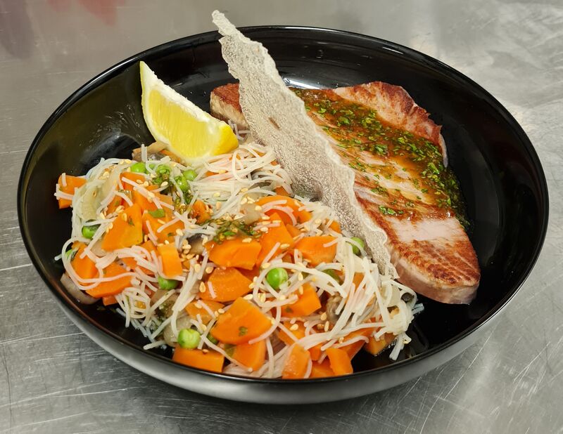 Steak de thon aux saveurs asiatiques