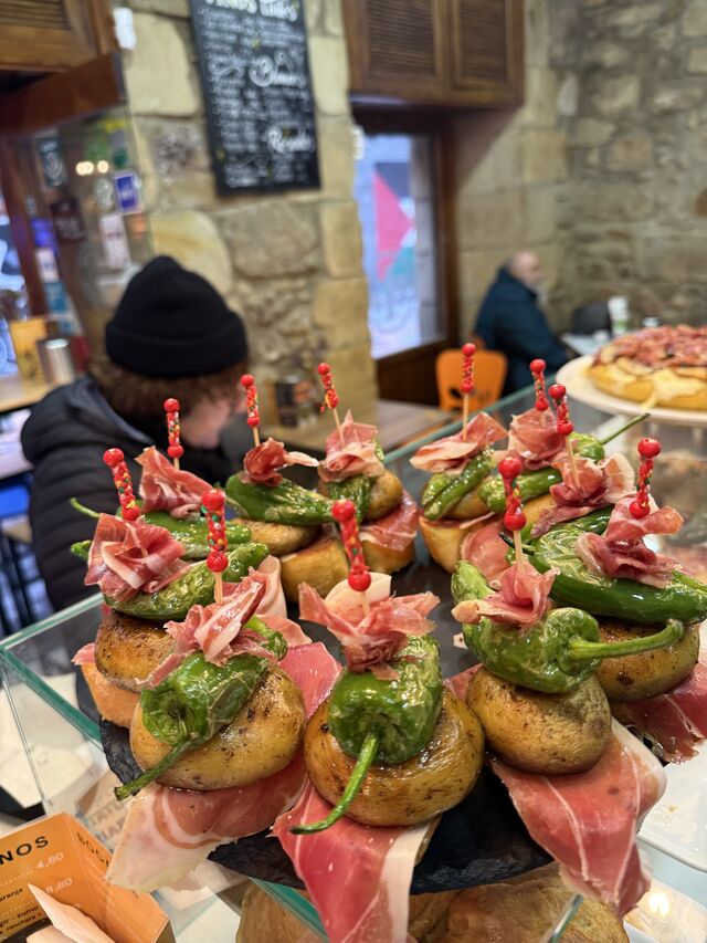 Champiñón a la Plancha con jamón 