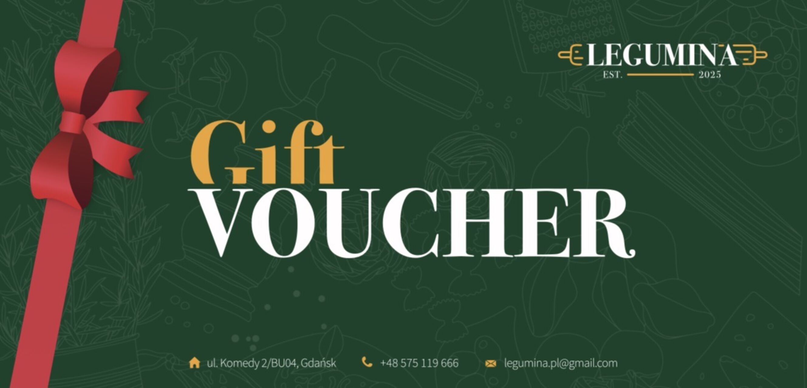 Voucher prezentowy Legumina 🎁