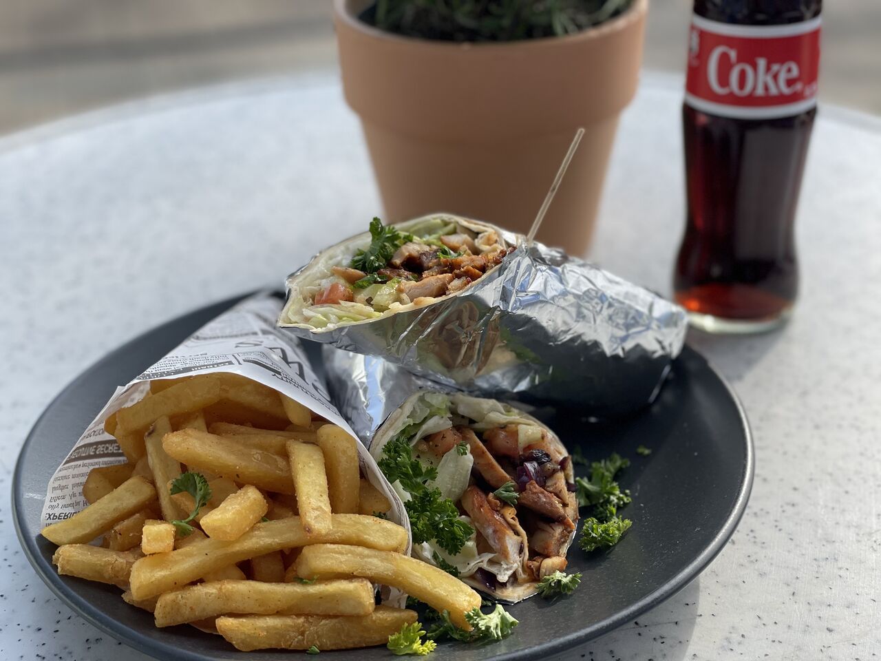 Onkel Costas Hähnchengyros
„griechische Woche“