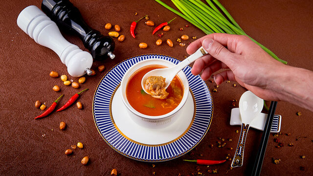 Zupa pomidorowa z wołowiną / Tomato soup with beef