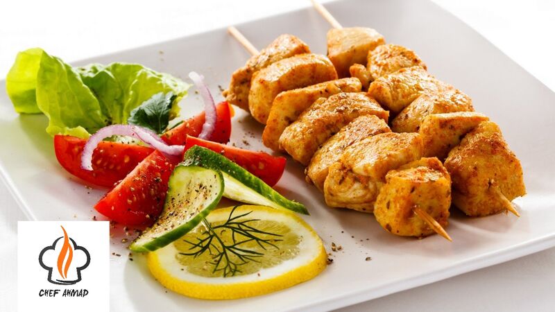 Brochettes taouk,poulet