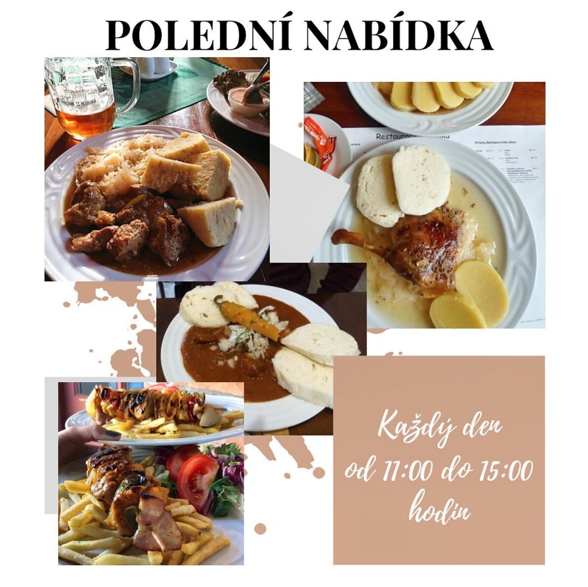 Polední nabídka každý den!