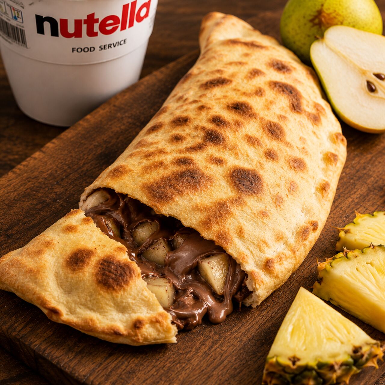Calzone Nutella Poire ou Ananas