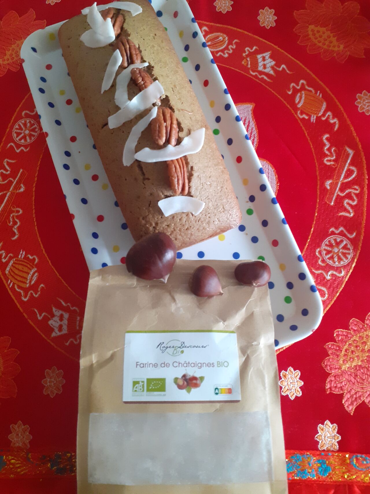 Cake farines sarrasin châtaigne 