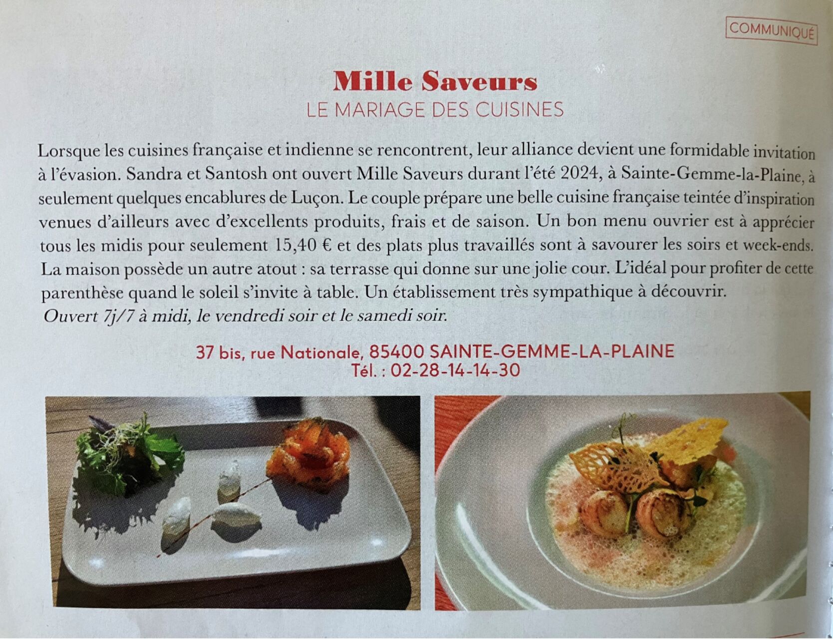 Mille Saveurs
