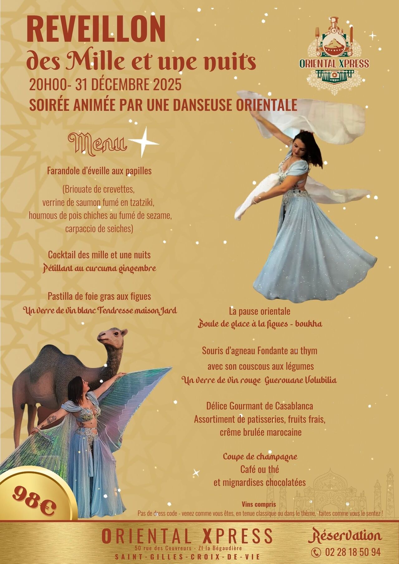 REVEILLON 31b DECEMLBRE 2025