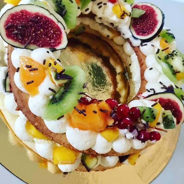Gâteau façon Latter Cake aux fruits de saison