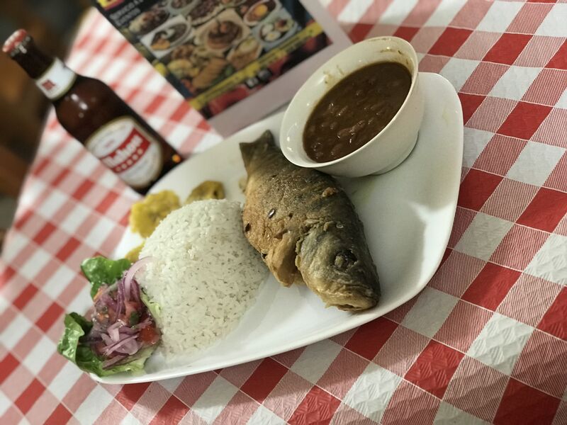 Pescado frito