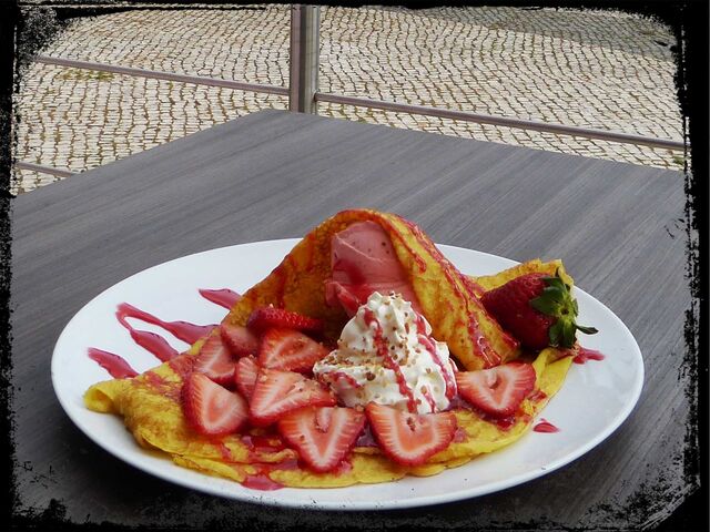 Crepe de Morango