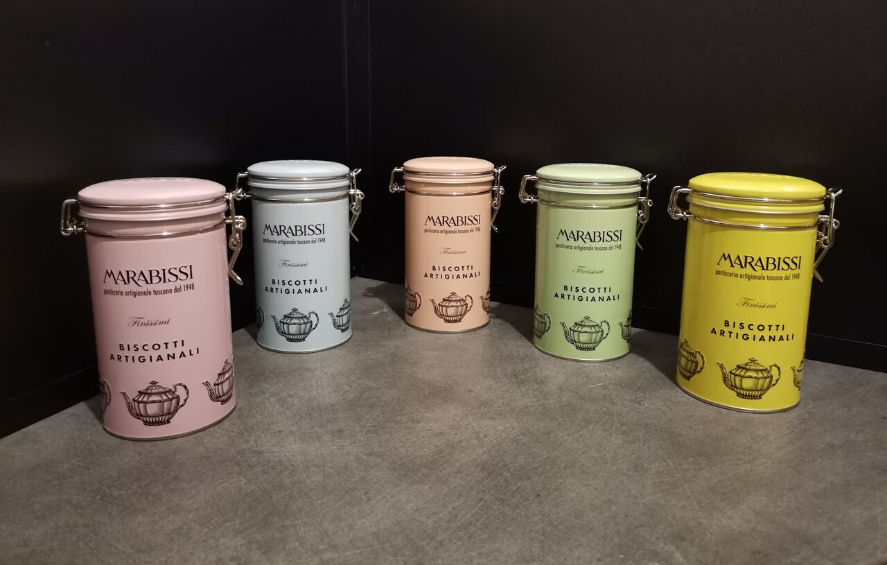 Biscuits Marabissi boîte métal différents parfums=de 11.50€ à 15.90€ 
