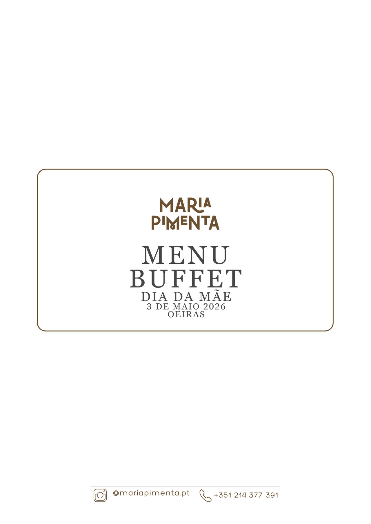 Almoço de Dia da Mãe