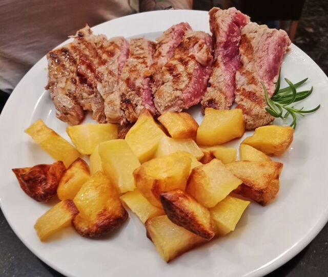 Tagliata con patate 