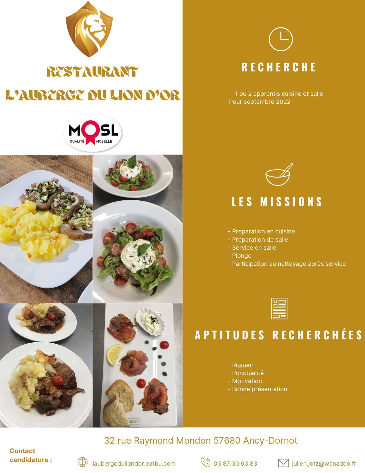 OFFRE D’EMPLOI