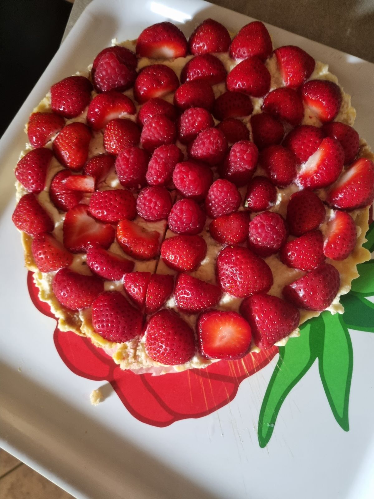 Tarte aux fraises 