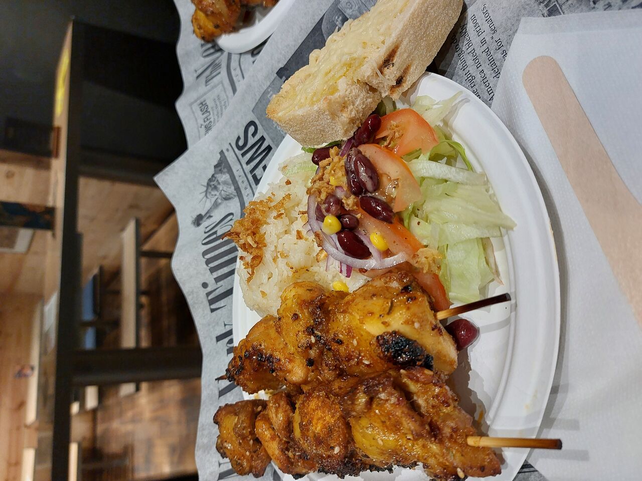 Brochettes de poulet à la mexicaine 