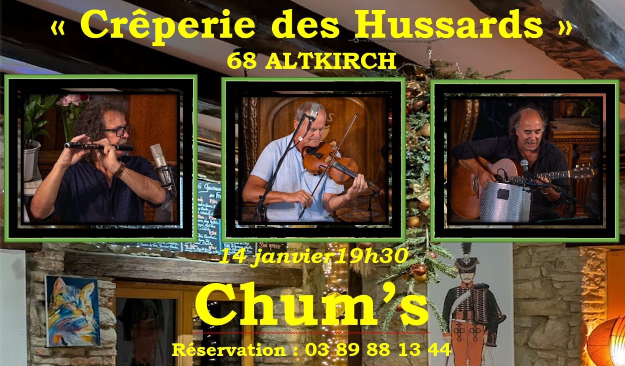 Soirée irlandaise avec les Chum’s