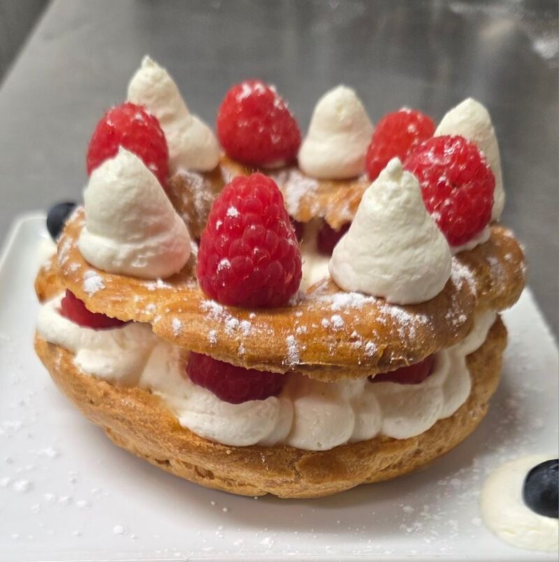 Délice Framboise choux chantilly 