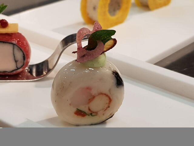 Fingerfood di seppia a bassa temperatura 