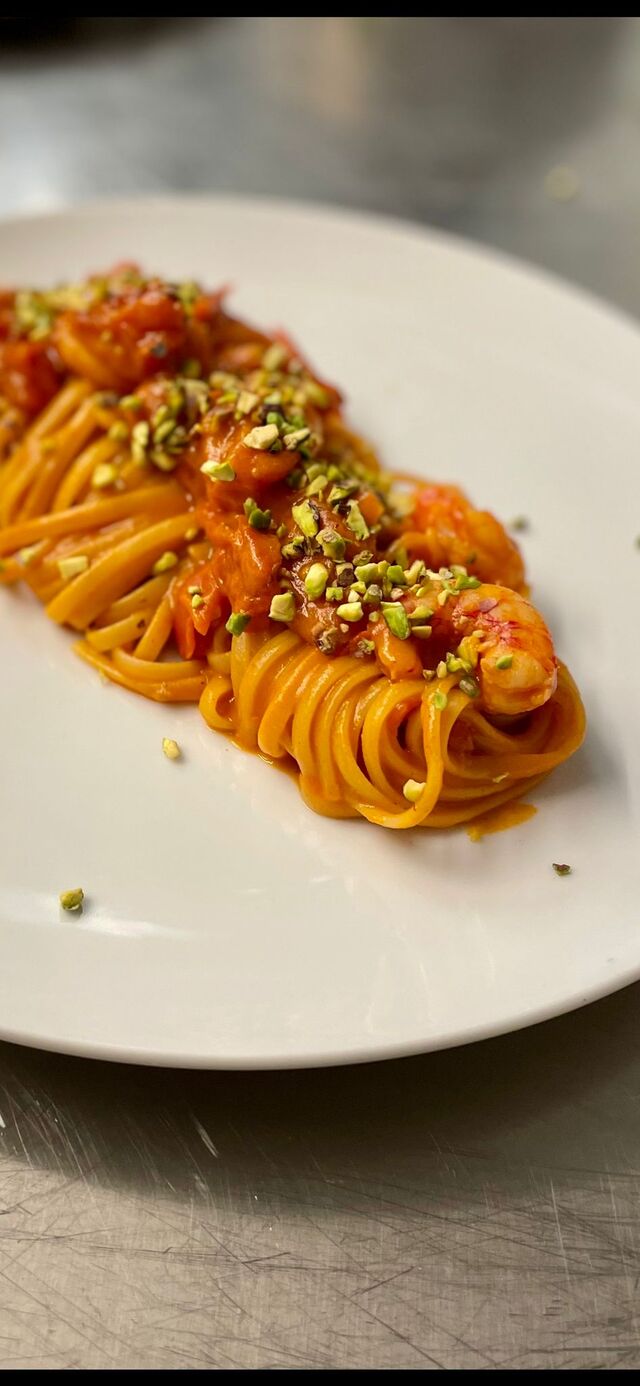 Lingune con Gambero Rosso di Mazara