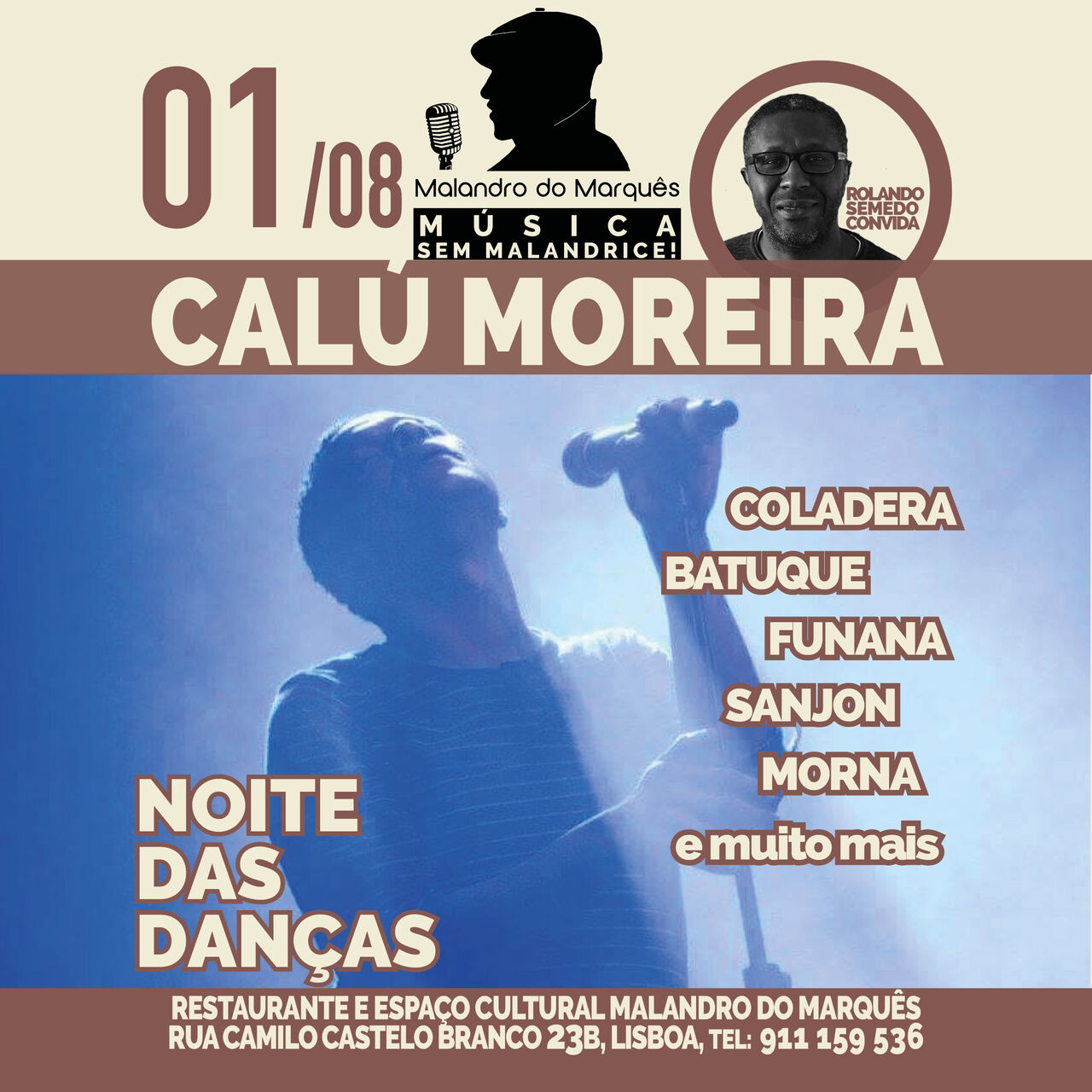 Noite das Danças com CALÚ MOREIRA