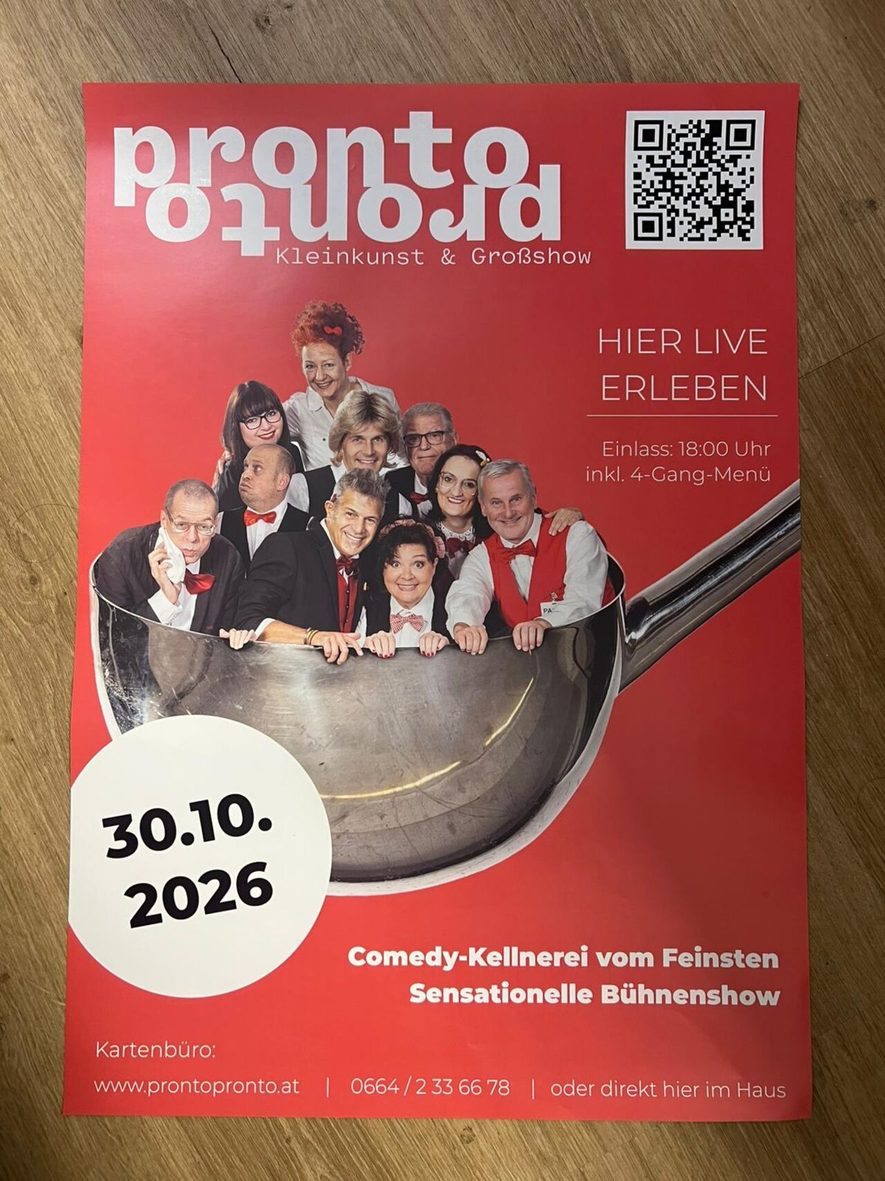 pronto pronto Comedy-Kellnerei vom Feinsten