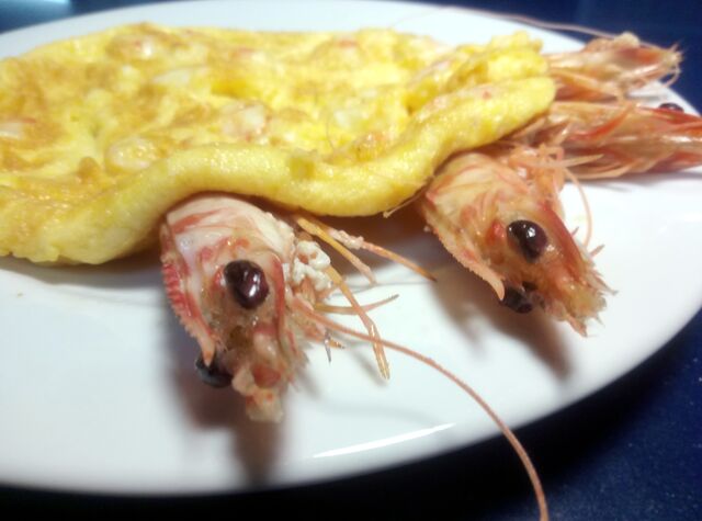 LANGOSTINOS DEL GRAO CON MANTA