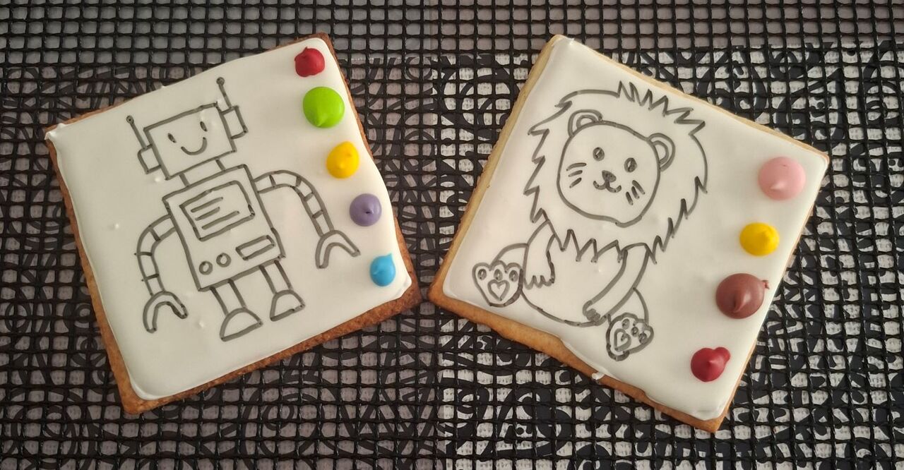 Biscuits à peindre