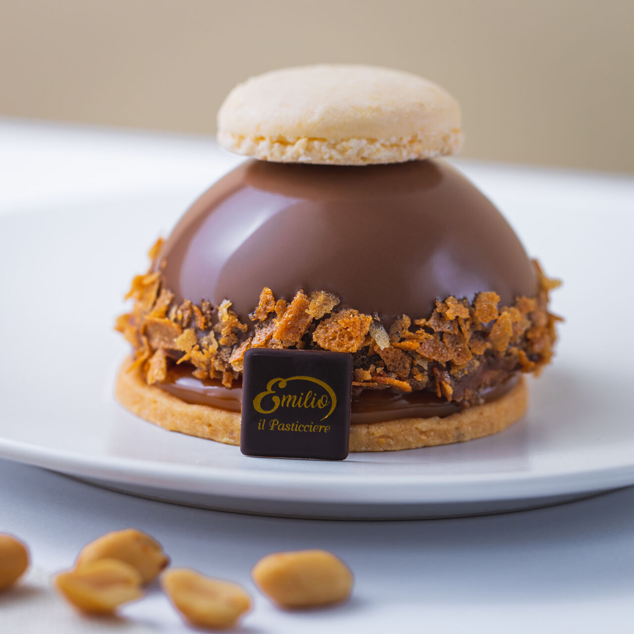 Monoporzione Nocciola e Caramello