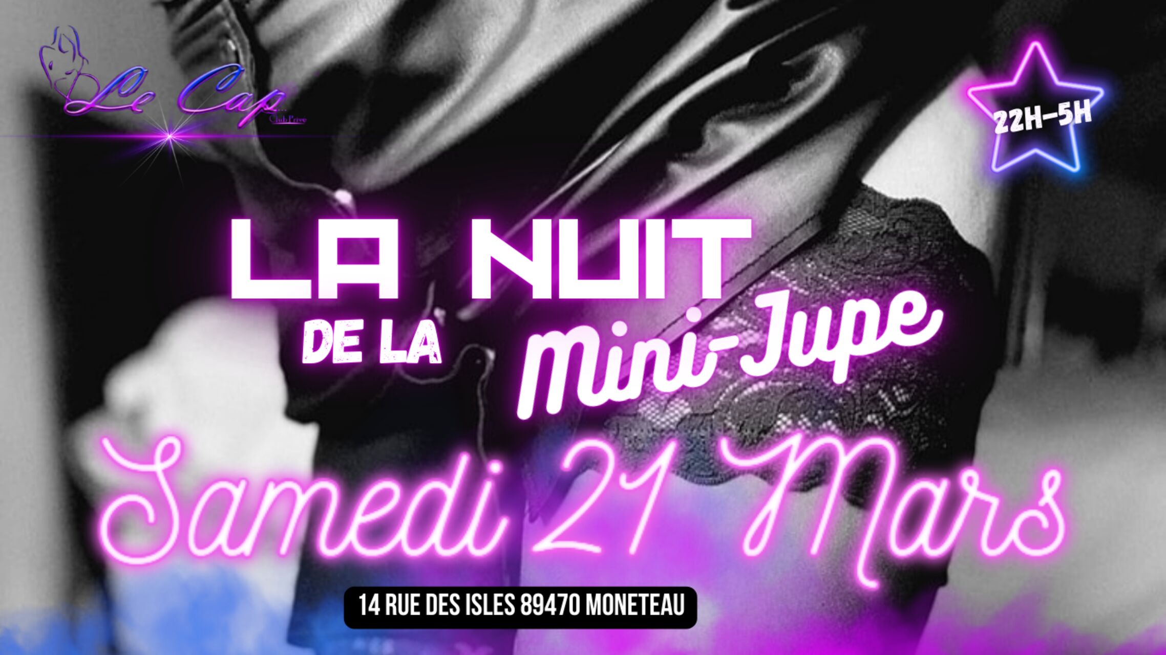 La nuit de la Mini Jupe - Samedi 21 Mars